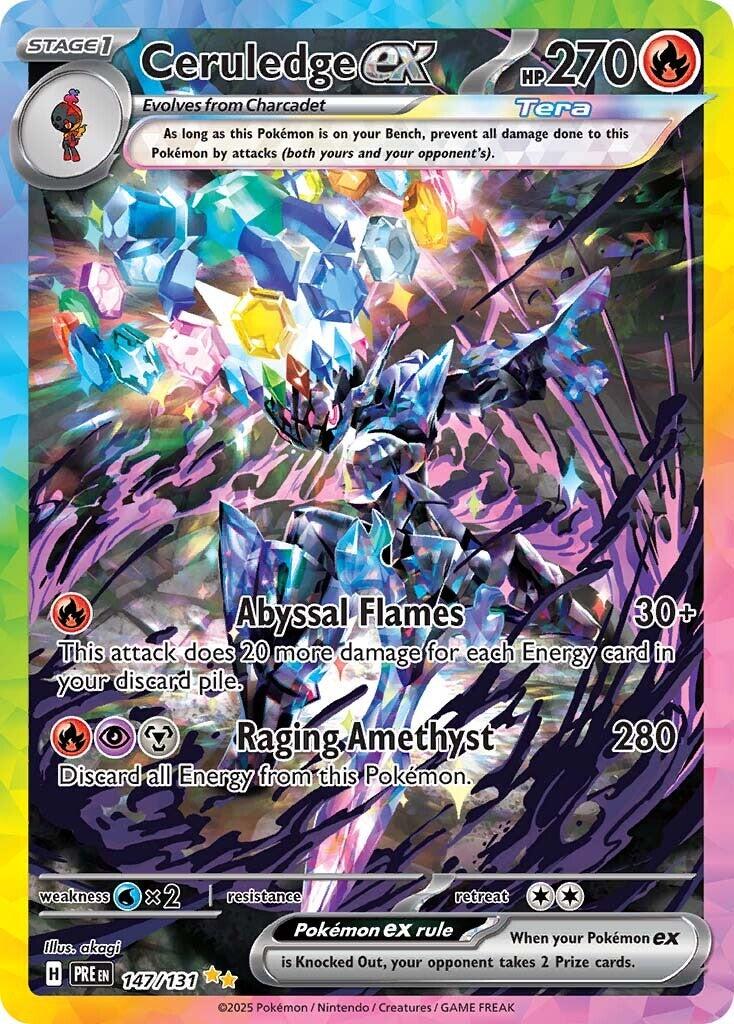 Pokemon: Ceruledge ex card image