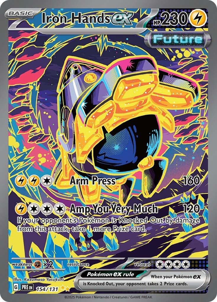 Pokemon: Iron Hands ex - 154/131 card image