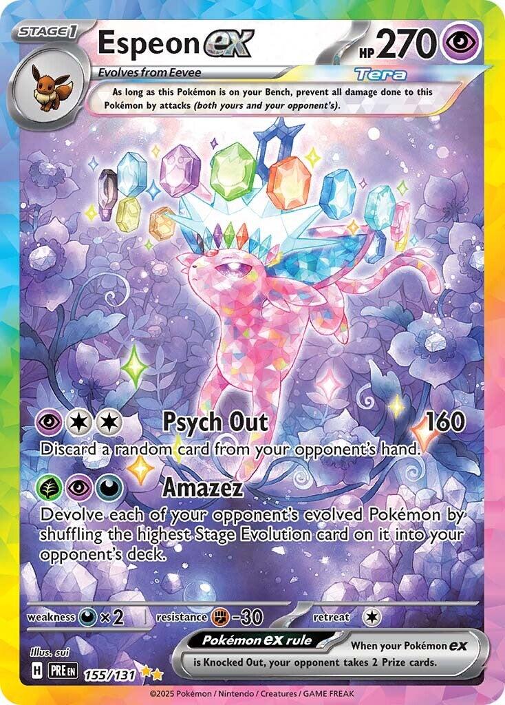 Pokemon: Espeon ex - 155/131 card image