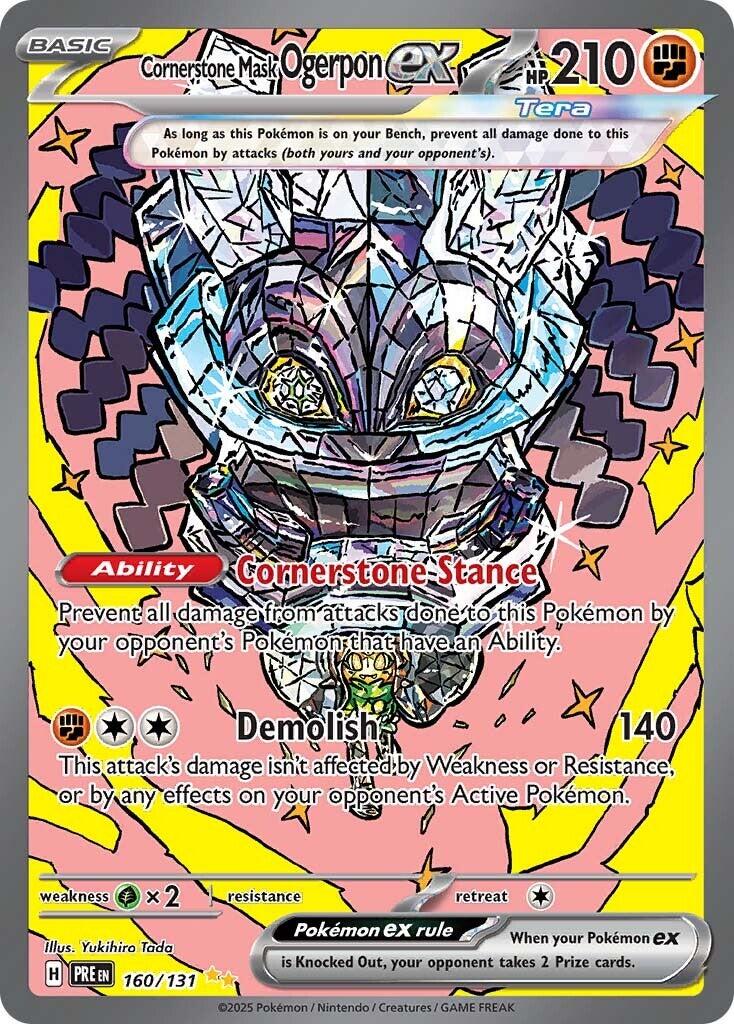 Pokemon: Cornerstone Mask Ogerpon ex - 160/131 card image