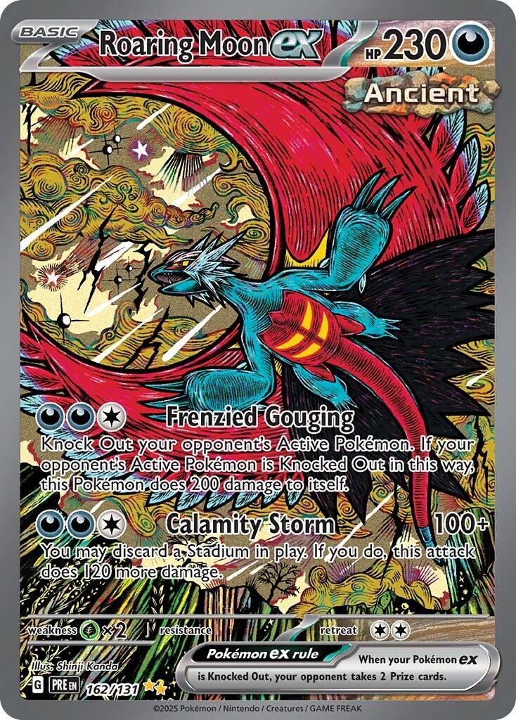 Pokemon: Roaring Moon ex card image