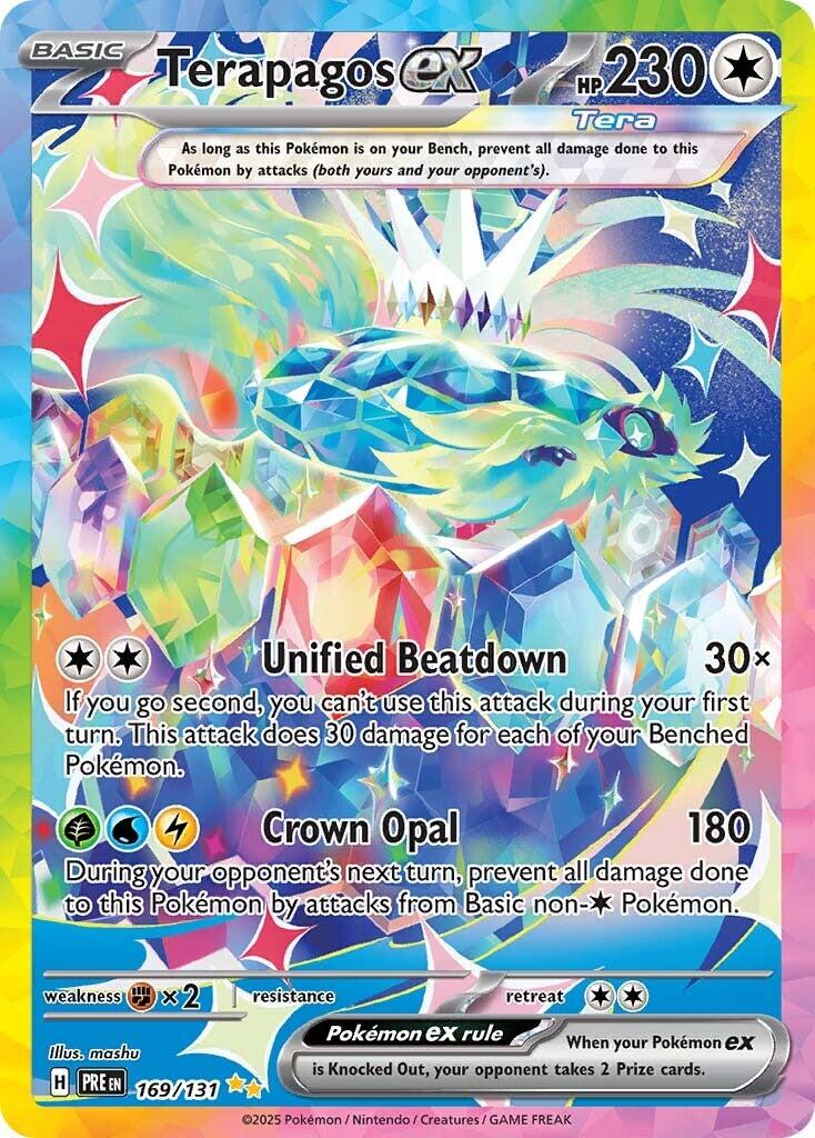 Pokemon: Terapagos ex - 169/131 card image