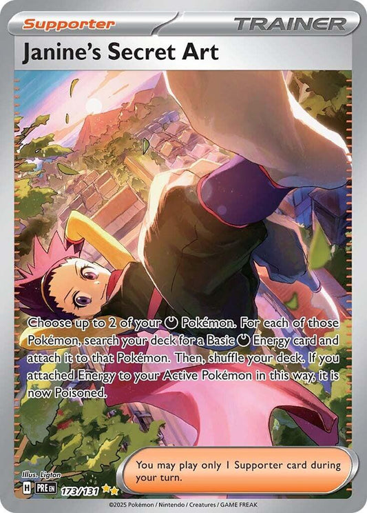 Pokemon: Janine's Secret Art - 173/131 card image