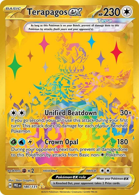 Pokemon: Terapagos ex - 180/131 card image