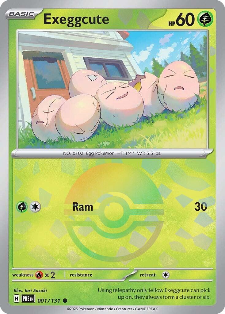 Pokemon: Exeggcute (Poke Ball Pattern) card image