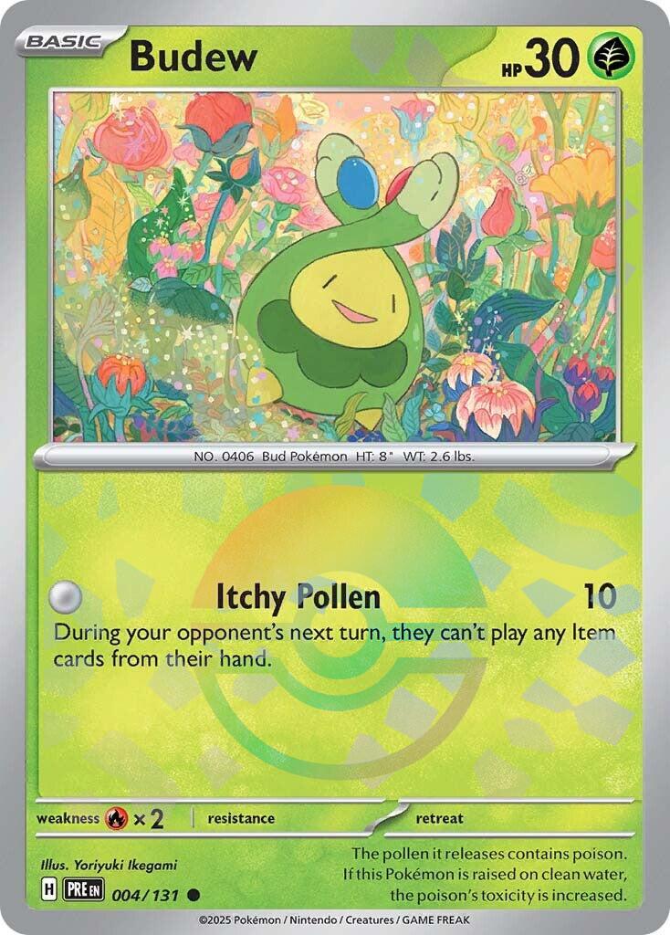 Pokemon: Budew (Poke Ball Pattern) card image