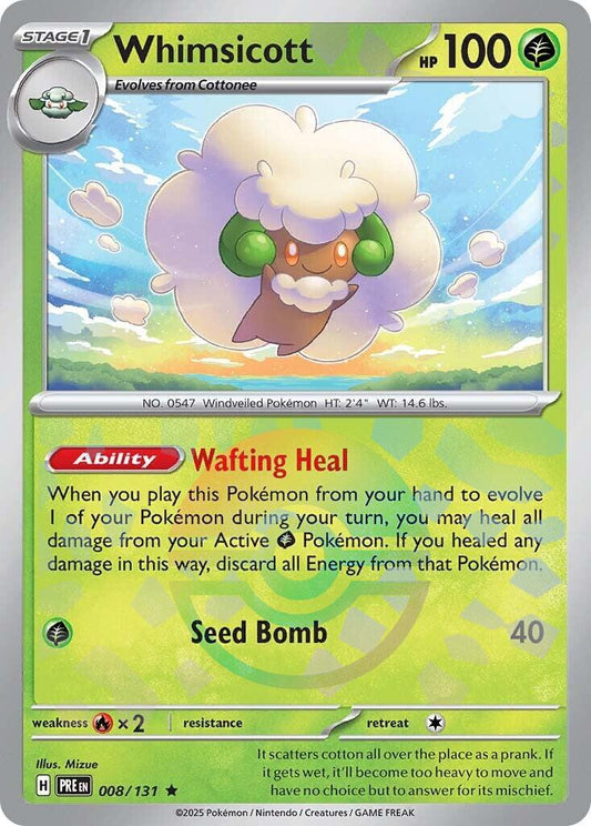 Pokemon: Whimsicott (Poke Ball Pattern) card image