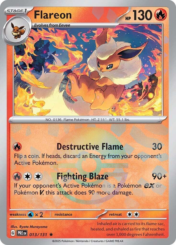 Pokemon: Flareon (Poke Ball Pattern) card image