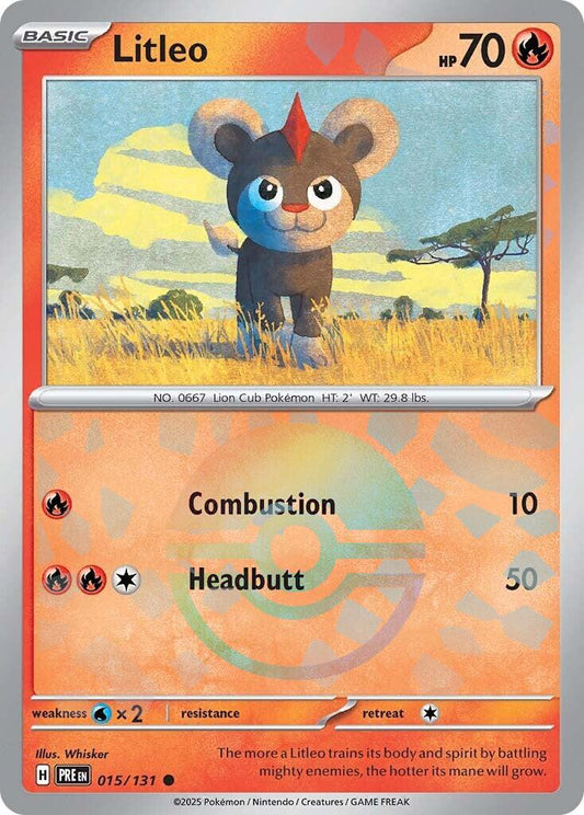 Pokemon: Litleo (Poke Ball Pattern) card image