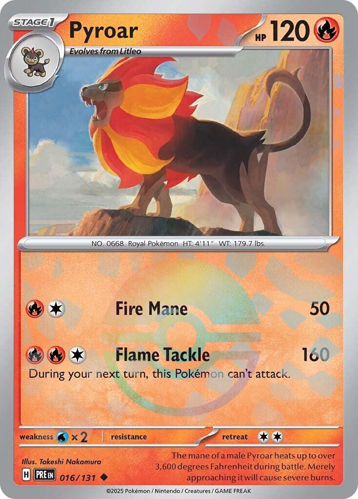 Pokemon: Pyroar (Poke Ball Pattern) card image