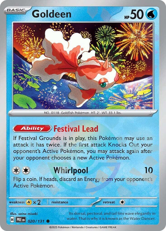 Pokemon: Goldeen (Poke Ball Pattern) card image