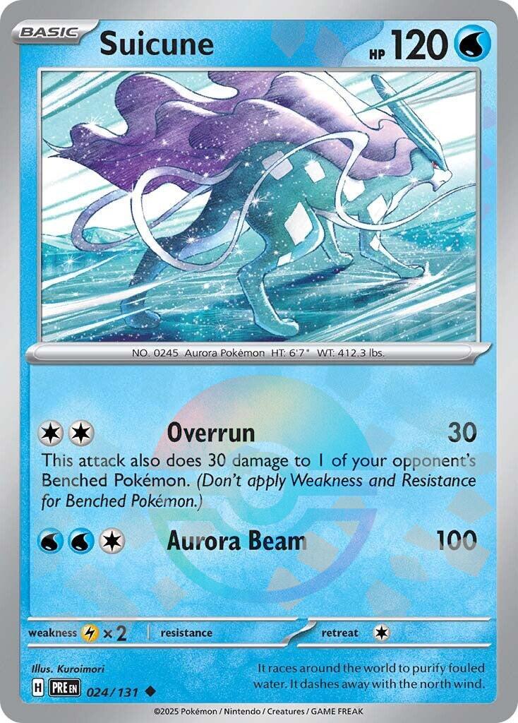 Pokemon: Suicune (Poke Ball Pattern) card image