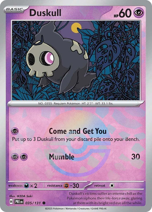 Pokemon: Duskull (Poke Ball Pattern) card image