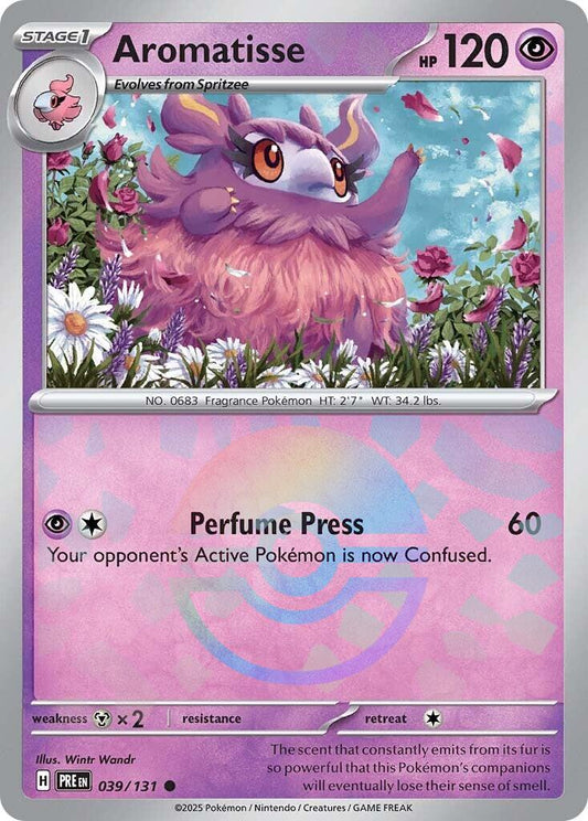 Pokemon: Aromatisse (Poke Ball Pattern) card image