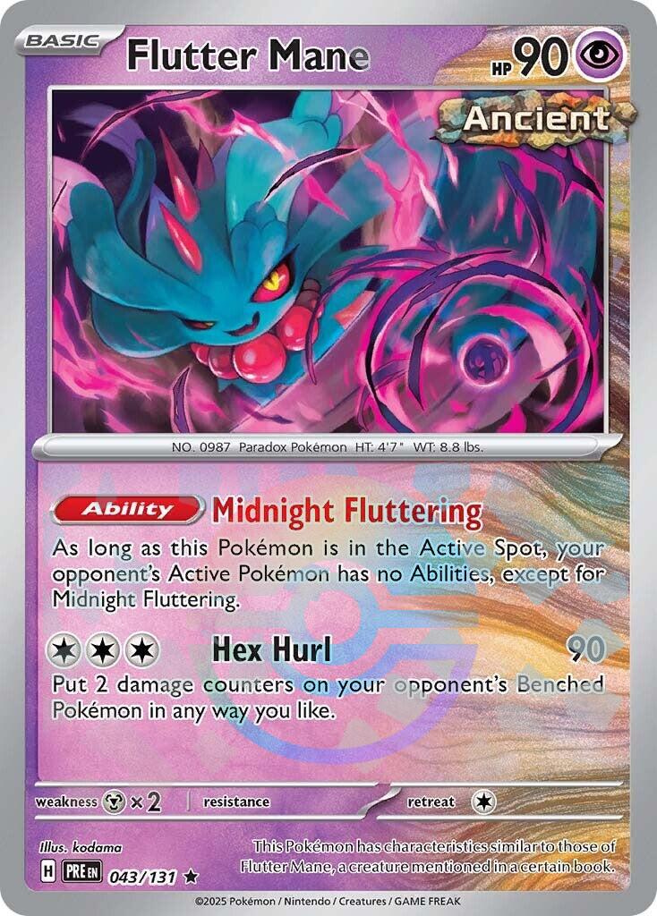 Pokemon: Flutter Mane (Poke Ball Pattern) card image