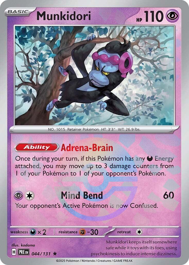 Pokemon: Munkidori (Poke Ball Pattern) card image