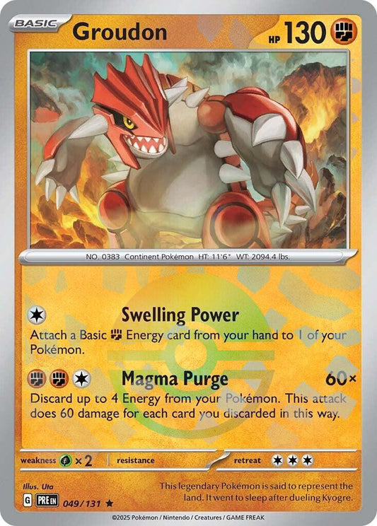 Pokemon: Groudon (Poke Ball Pattern) card image