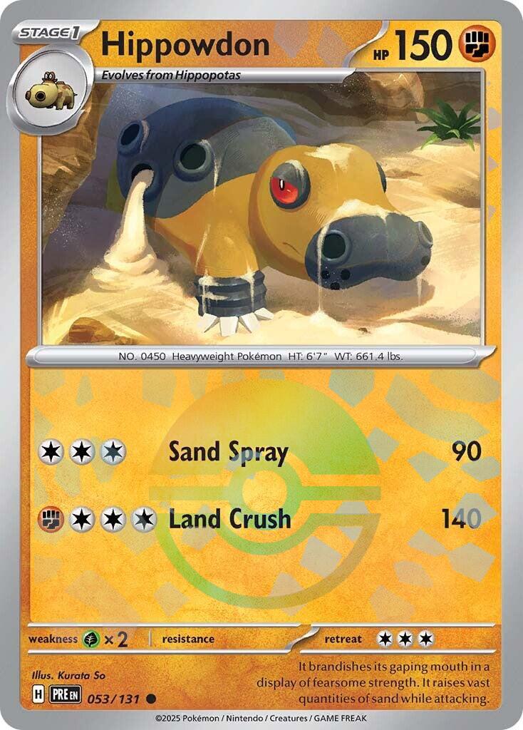 Pokemon: Hippowdon (Poke Ball Pattern) card image