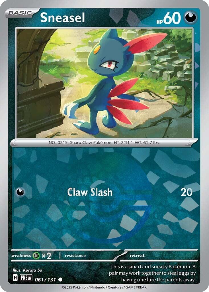 Pokemon: Sneasel (Poke Ball Pattern) card image