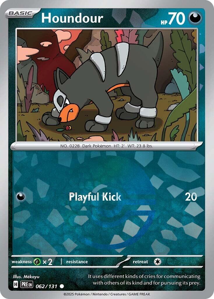 Pokemon: Houndour (Poke Ball Pattern) card image