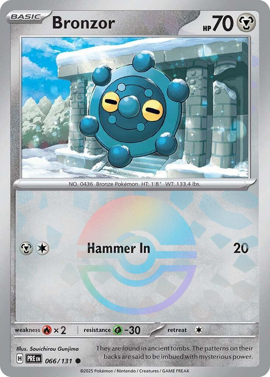 Pokemon: Bronzor (Poke Ball Pattern) card image