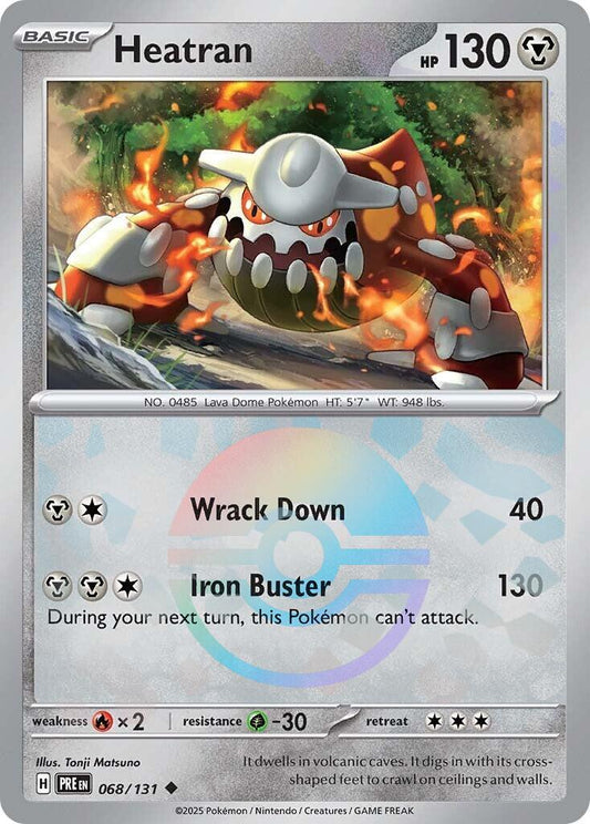 Pokemon: Heatran (Poke Ball Pattern) card image