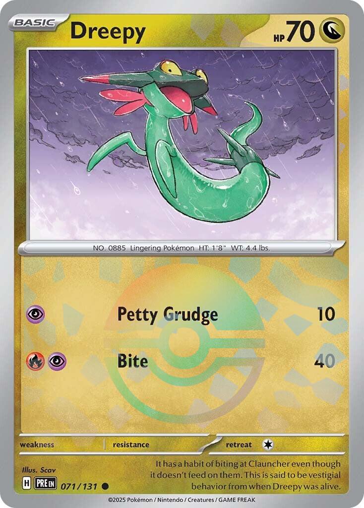 Pokemon: Dreepy (Poke Ball Pattern) card image