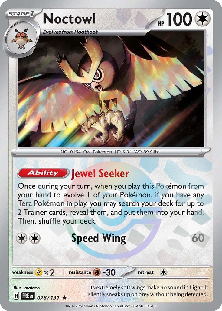 Pokemon: Noctowl (Poke Ball Pattern) card image