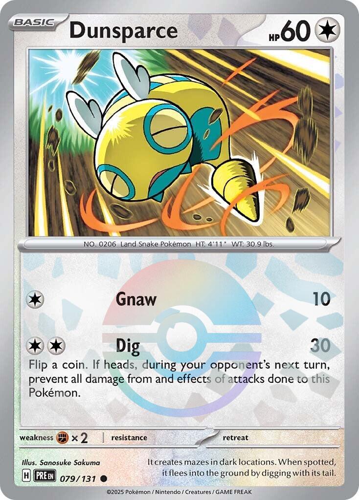 Pokemon: Dunsparce (Poke Ball Pattern) card image