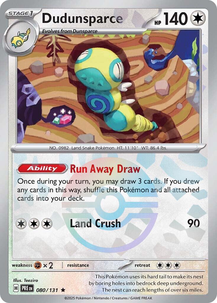 Pokemon: Dudunsparce (Poke Ball Pattern) card image