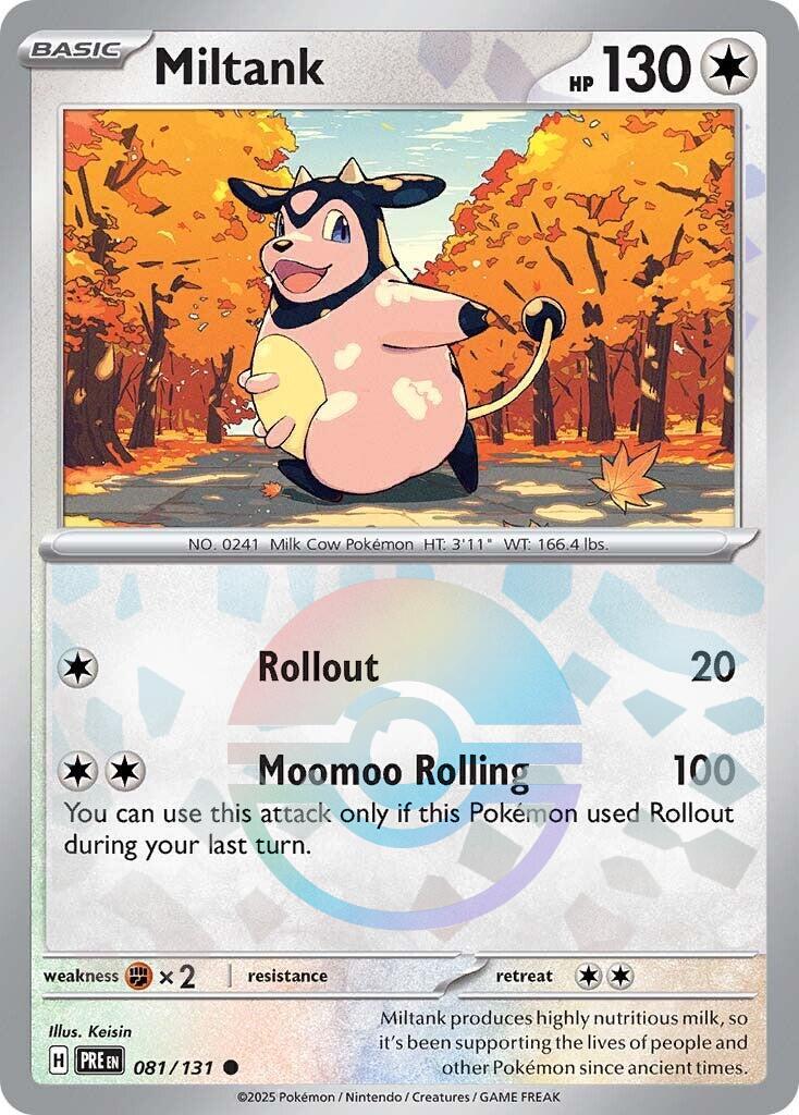 Pokemon: Miltank (Poke Ball Pattern) card image