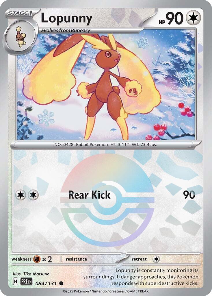 Pokemon: Lopunny (Poke Ball Pattern) card image