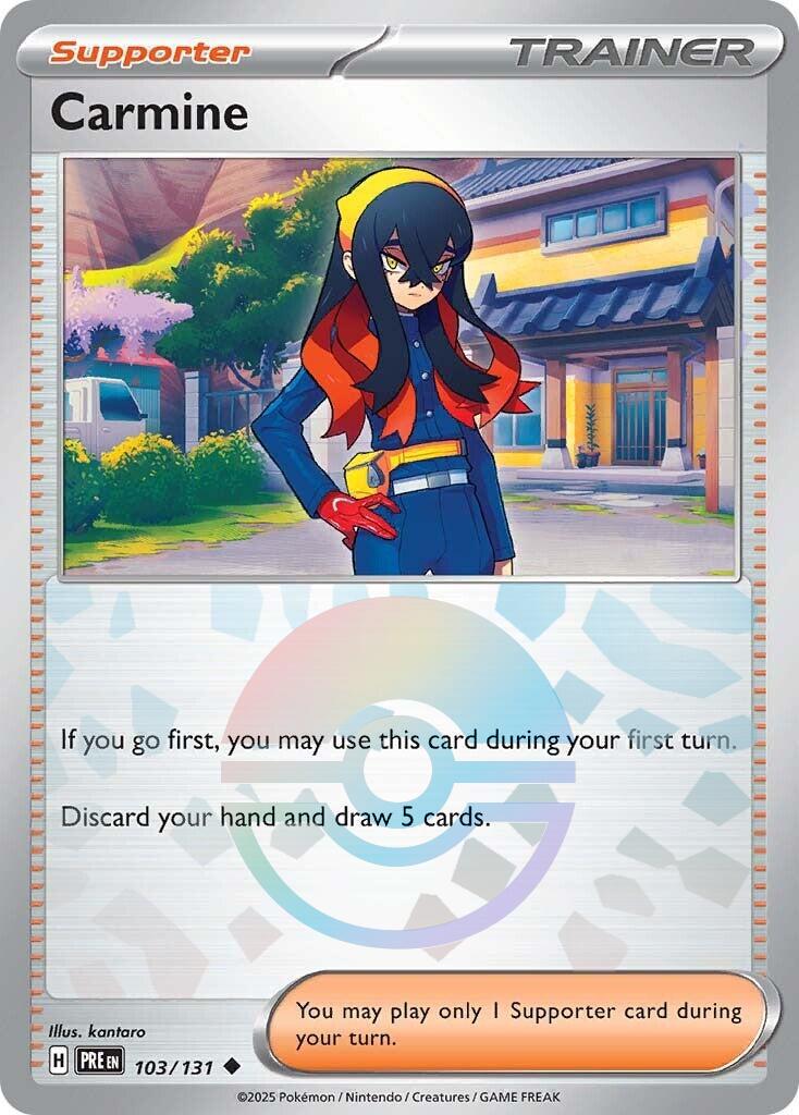 Pokemon: Carmine (Poke Ball Pattern) card image