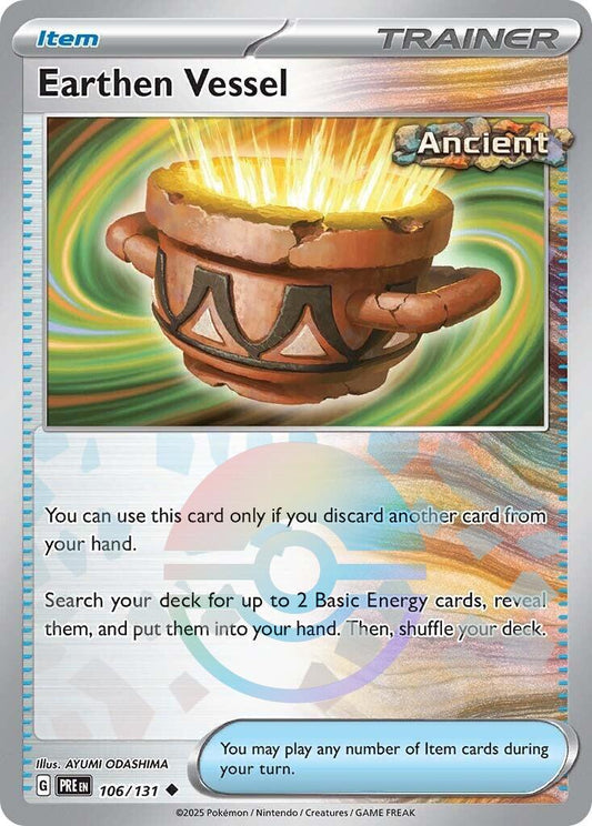 Pokemon: Earthen Vessel (Poke Ball Pattern) card image