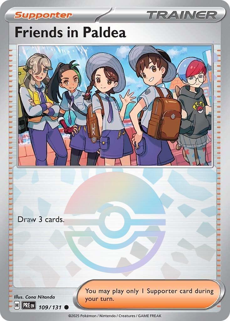 Pokemon: Friends in Paldea - 109/131 (Poke Ball Pattern) card image