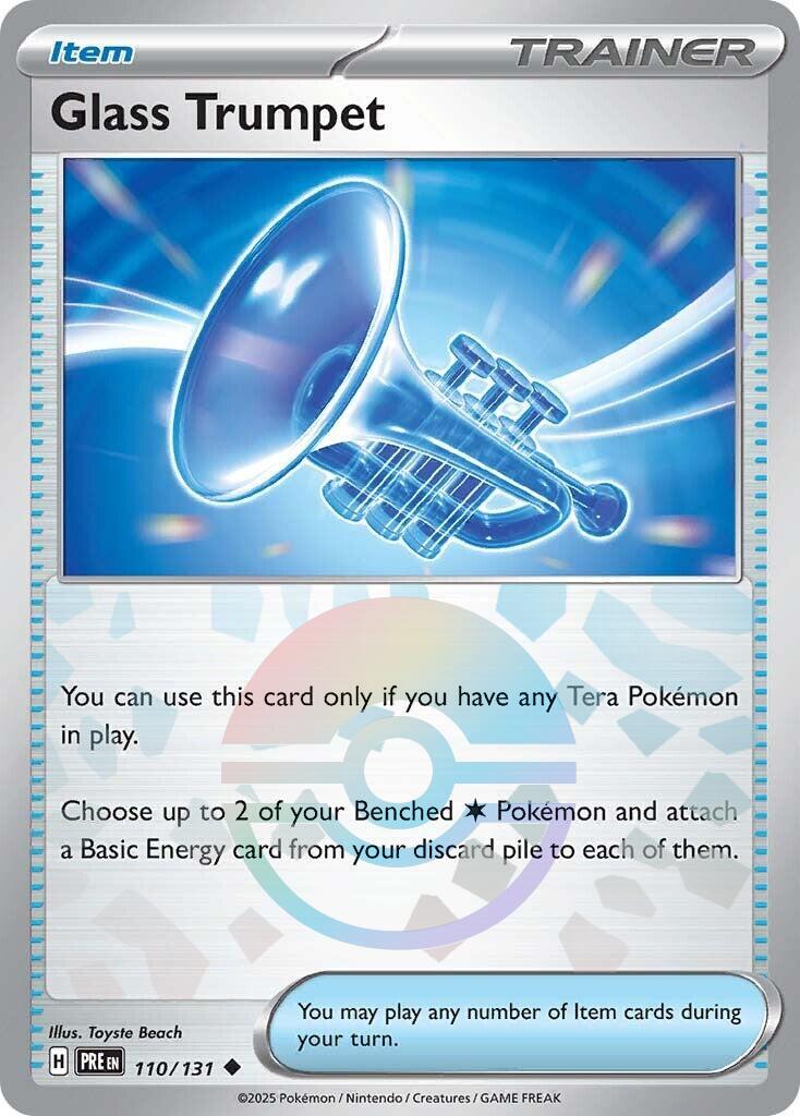 Pokemon: Glass Trumpet (Poke Ball Pattern) card image