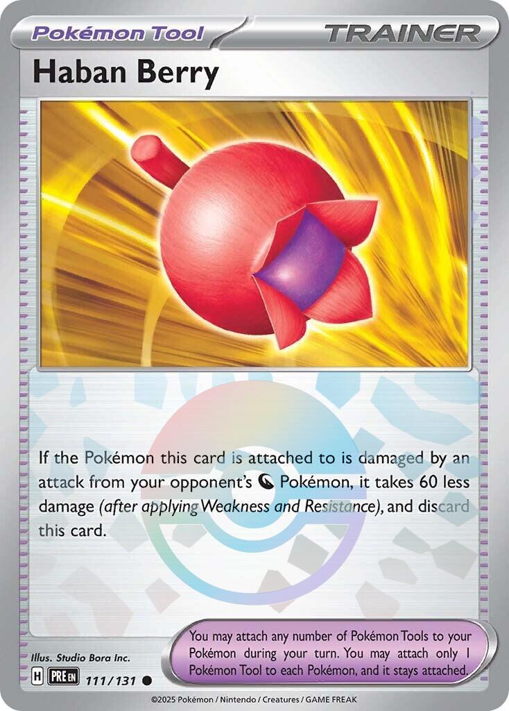 Pokemon: Haban Berry (Poke Ball Pattern) card image