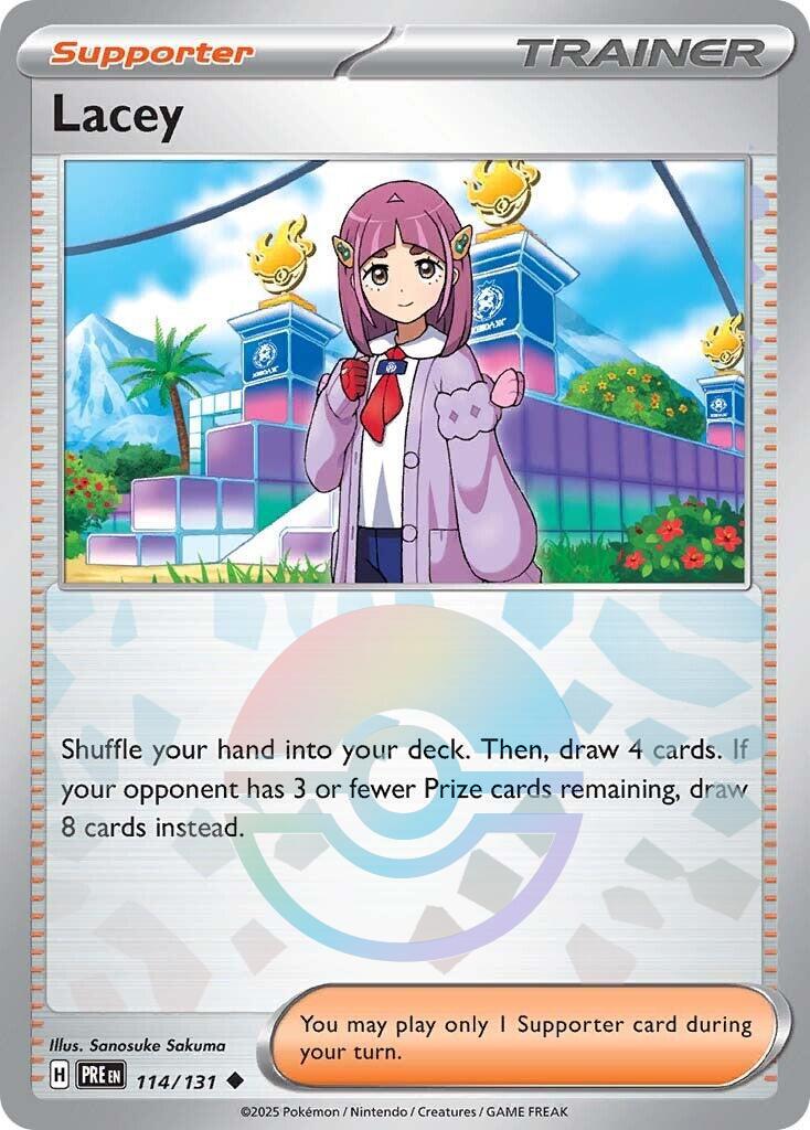 Pokemon: Lacey - 114/131 (Poke Ball Pattern) card image