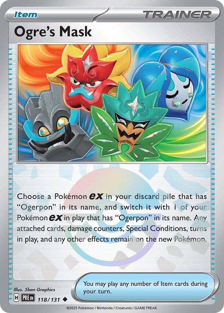 Pokemon: Ogre's Mask (Poke Ball Pattern) card image