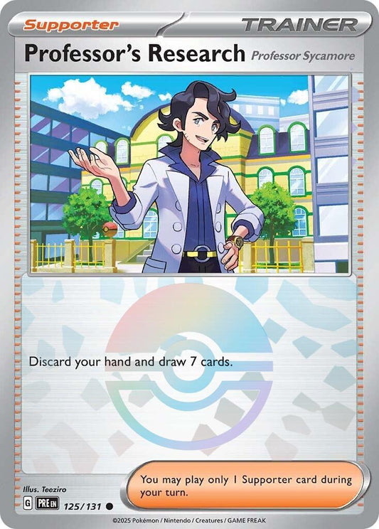 Pokemon: Professor's Research [Professor Sycamore] (Poke Ball Pattern) card image