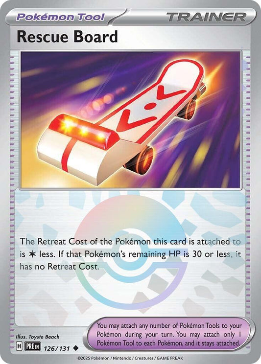 Pokemon: Rescue Board (Poke Ball Pattern) card image