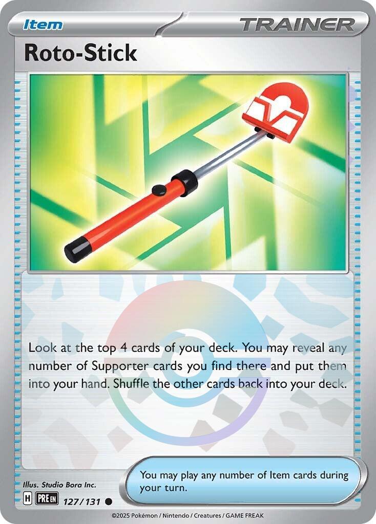 Pokemon: Roto-Stick (Poke Ball Pattern) card image