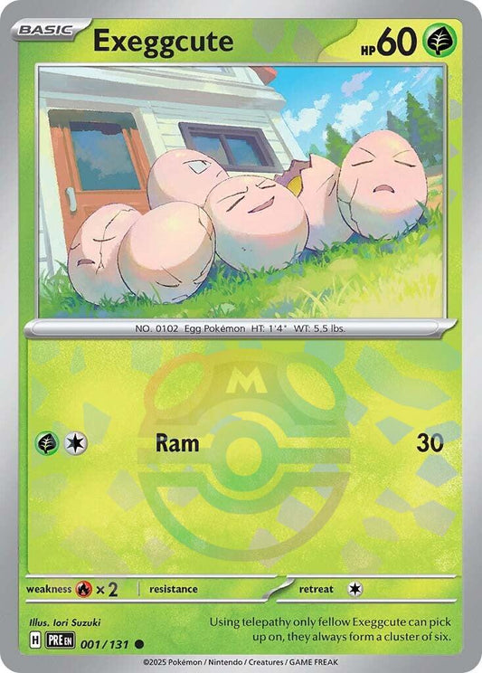 Pokemon: Exeggcute (Master Ball Pattern) card image