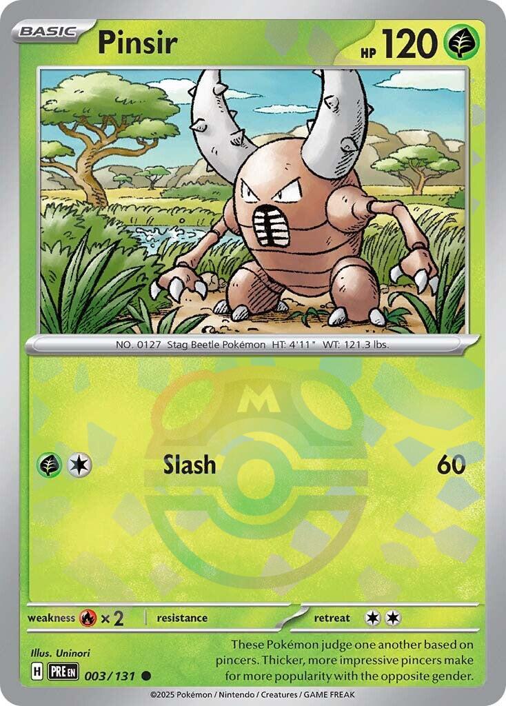 Pokemon: Pinsir (Master Ball Pattern) card image