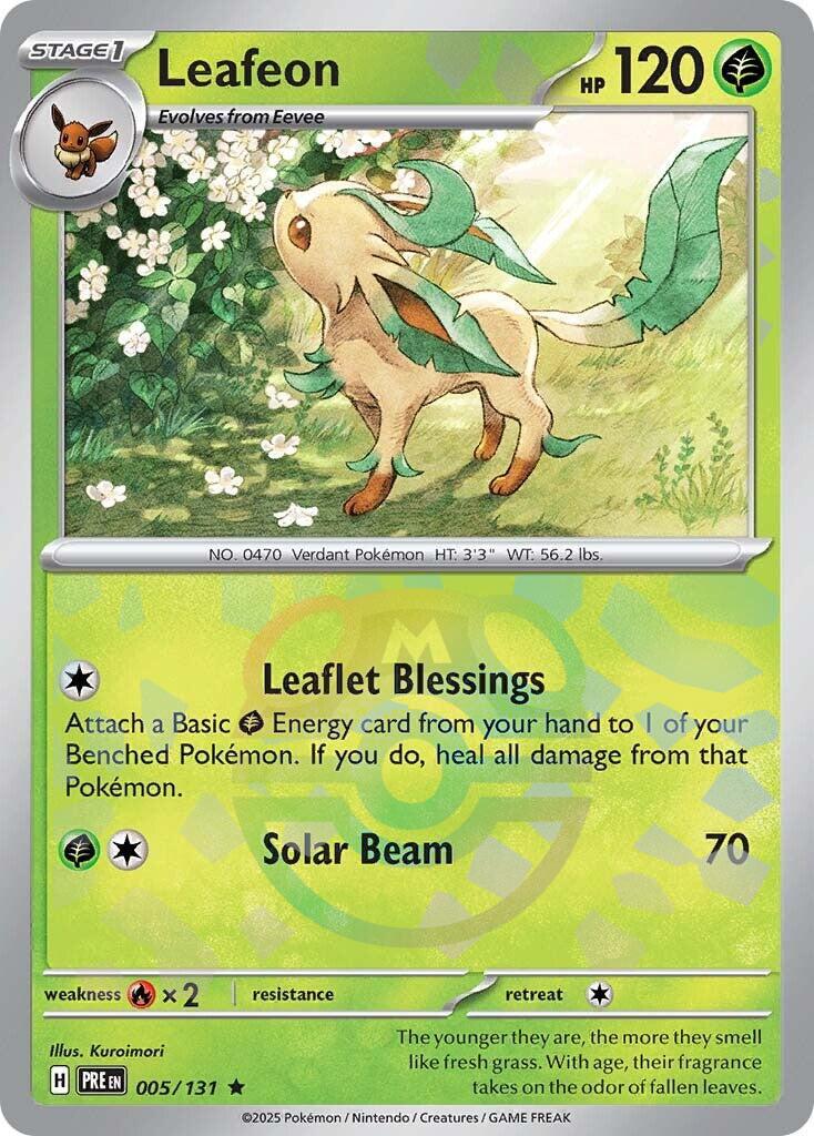 Pokemon: Leafeon (Master Ball Pattern) card image