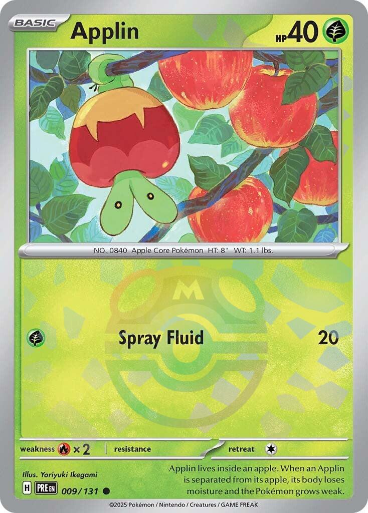 Pokemon: Applin (Master Ball Pattern) card image