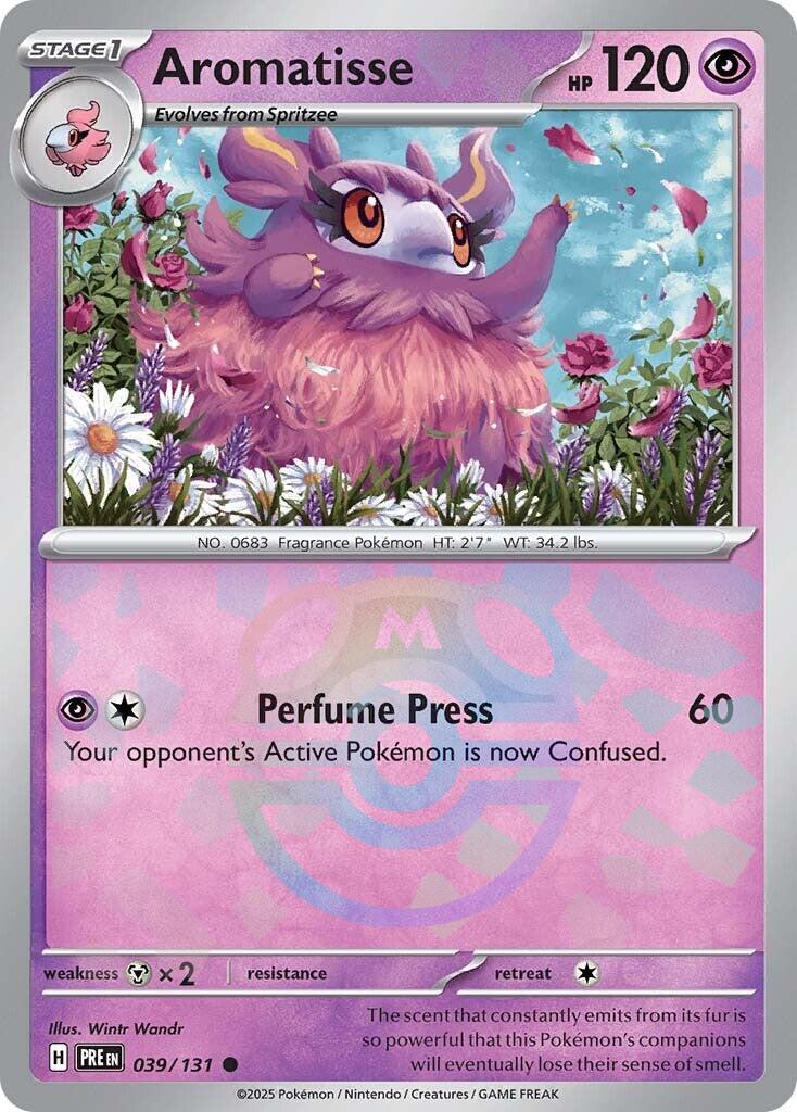 Pokemon: Aromatisse (Master Ball Pattern) card image