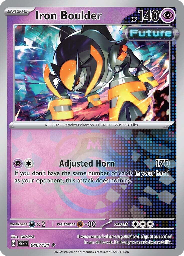 Pokemon: Iron Boulder (Master Ball Pattern) card image