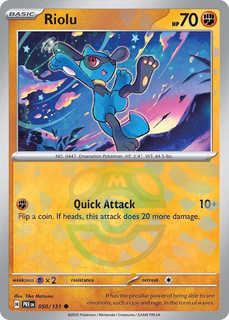 Pokemon: Riolu (Master Ball Pattern) card image