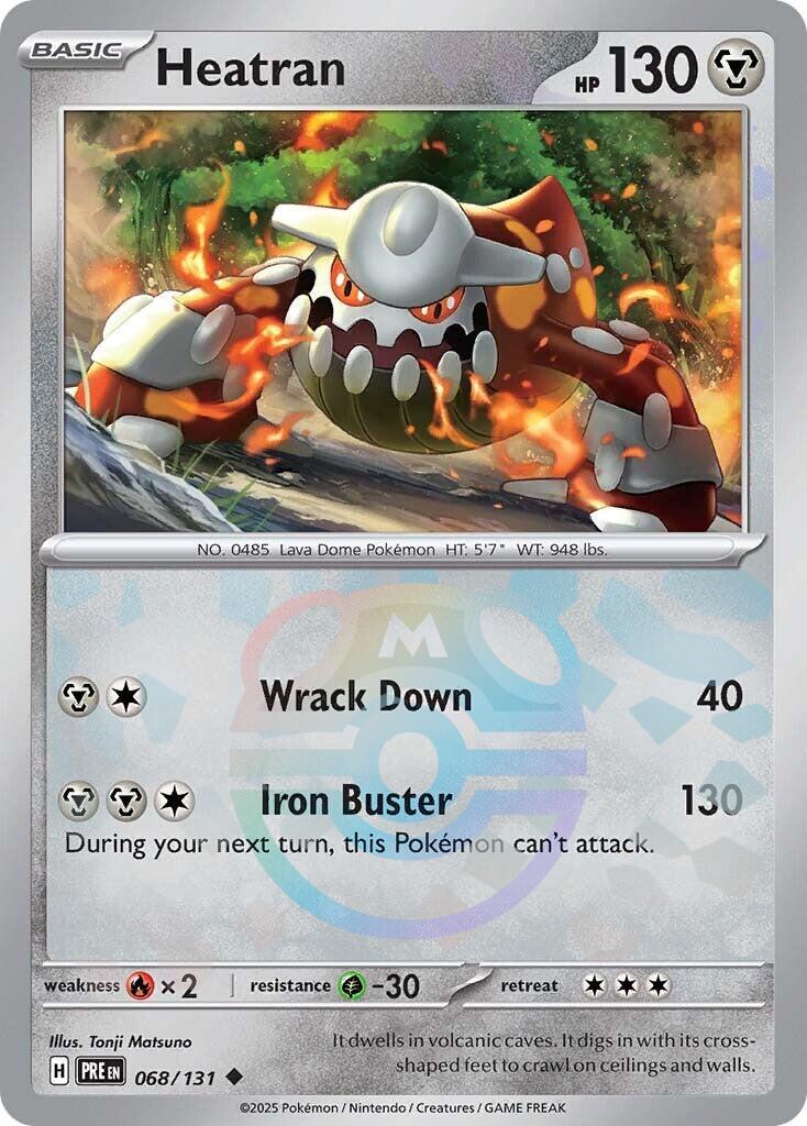 Pokemon: Heatran (Master Ball Pattern) card image